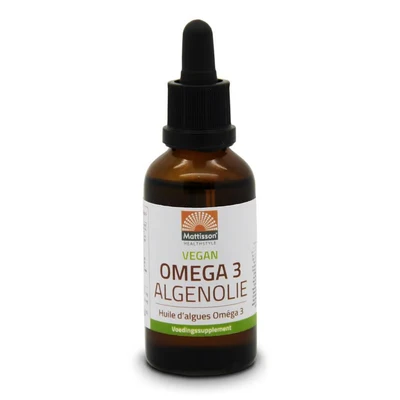 Afbeelding van Mattisson Vegan omega 3 algenolie druppels 30 ml