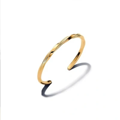 Afbeelding van Pandora Armbanden Twisted Open Bangle in gold