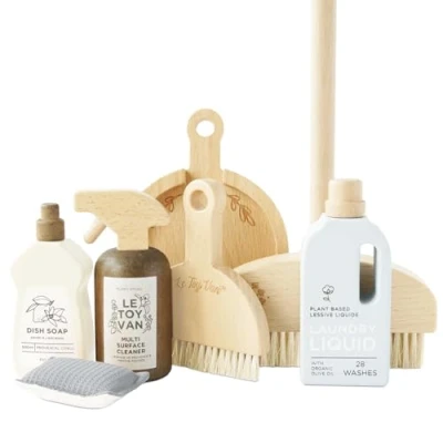 Afbeelding van Le Toy Van LTV Eco friendly Cleaning Set FSC 100%.