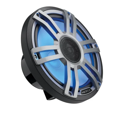 Afbeelding van Hertz HMX 8 S LD G Marine Speakers Sport Zwart met RGB verlichting 100 Watt Set van 2