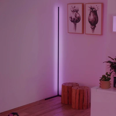 Afbeelding van LEDVANCE SMART+ WIFI LED hoekvloerlamp, 2 cm, zwart