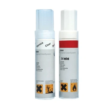 Afbeelding van Originele BMW lakstiftset tweelaags zwart II 668 2 x 12 ml