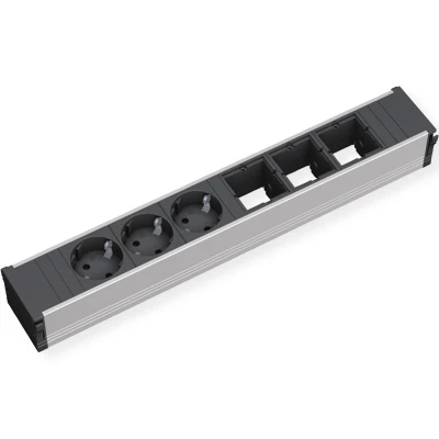 Afbeelding van BACHMANN CONI Groot 3x geaard stopcontact ABD