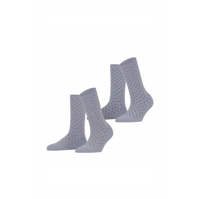 Afbeelding van Esprit FINE DOT 2PACK Sokken, Dames, Maat: 39 42, Blue fog