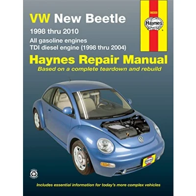 Afbeelding van VW New Beetle 1998 10: Thru 2010, All Gasoline Engines Tdi Diesel Engine Thur 2004