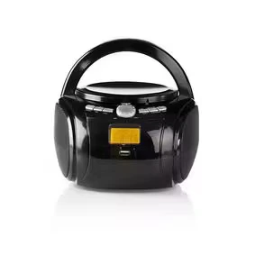 Afbeelding van Nedis Spbb100Bk Boombox 9 W Bluetooth® Cd Speler / Fm Radio Usb Aux Zwart
