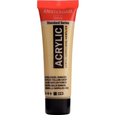 Afbeelding van Amsterdam acryl 223 napelsgeel donker 20 ml