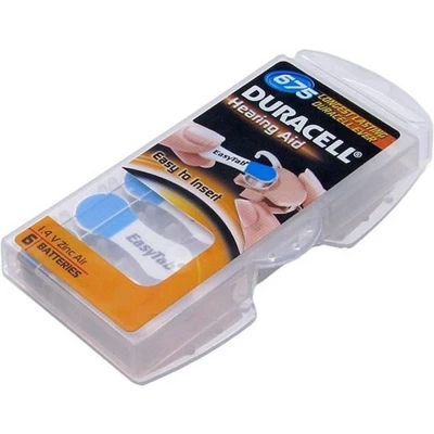 Afbeelding van 10x Duracell Hoortoestelbatterijen 675 6 stuks