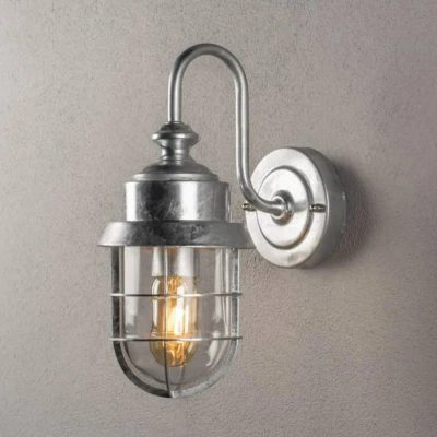 Afbeelding van Konstsmide Cerignola galvanisiert 7351 320 Buitenlamp (wand) E27 Metaal