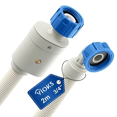 Afbeelding van VIOKS Aquastop Wasmachineslang 3/4 inch, 2 m, 25 C, toevoerslang vaatwasser/Aquastop slang, wasmachine accessoires, toevoerslangen voor wasmachines