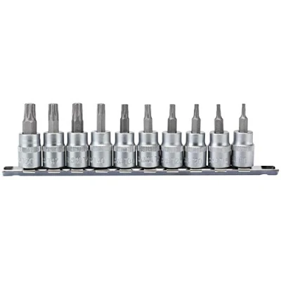 Afbeelding van Draper 16309 TX Star 3/8 inch vierkante aandrijving 48 mm Socket Bit 10 delige set