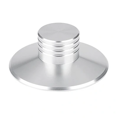 Afbeelding van ASHATA Platenspeler Disc Record Gewicht Aluminium Platen Platenstabilisator LP Stabilisator, Klem Platenklem Platensteun voor