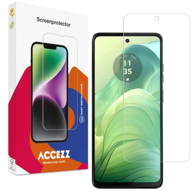 Afbeelding van Screenprotector Motorola Moto G04: Accezz Gehard Glas