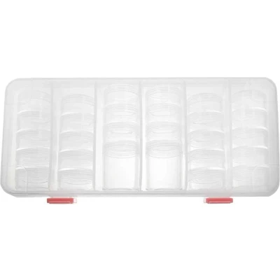 Afbeelding van Opbergdoos Deluxe 28 vakjes (13 x 26.5 4.5 cm)