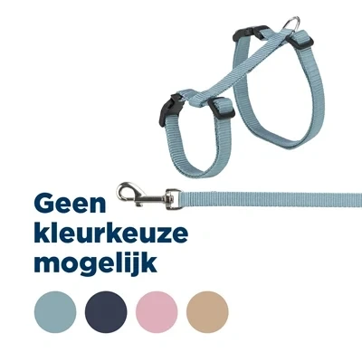 Afbeelding van Trixie Kattentuig Met Riem Assorti 34 57 CM X 1,3 / 120