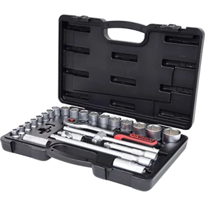 Afbeelding van KS Tools CLASSIC Ratelsleutel en doppen set 1/2&#039;&#039; 28 delig 917.0728