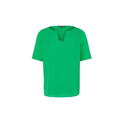 Afbeelding van comma Tshirt basic, Dames, Maat: 32, Smaragd