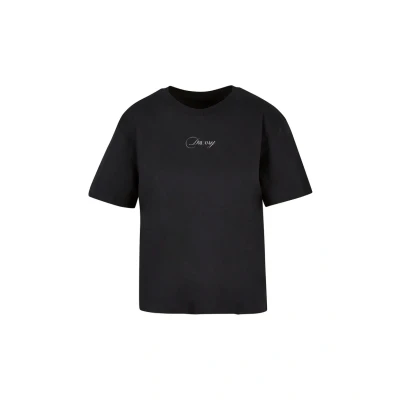 Afbeelding van Mister Tee Dreamy Tshirt print, Dames, Maat: XL, Black