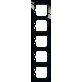 Afbeelding van Abb busch jaeger afdekraam 5 voudig ax zwart 2cka001754a4413