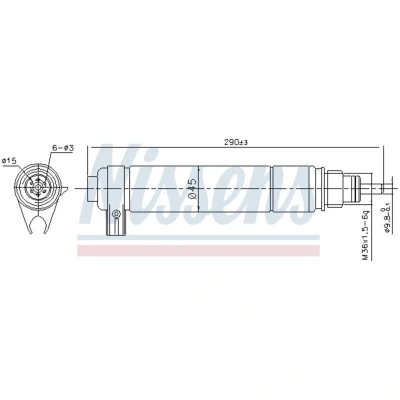 Afbeelding van Nissens Airco droger/filter 95346
