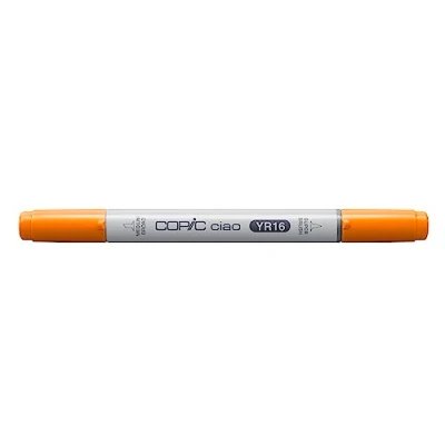 Afbeelding van COPIC Ciao Marker Type YR 16, Apricot, veelzijdige layout marker, op alcoholbasis, met een medium breedte en penseelpunt