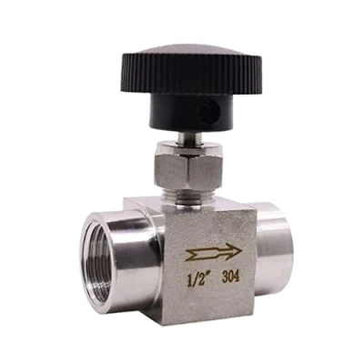 Afbeelding van VAYEODEYU Naaldklep, 1/8&#039;&#039; 1/4&#039;&#039; 3/8&#039;&#039; 1/2&#039;&#039; Binnendraad RVS Naaldventiel Flow Control Uitschakeling Pijpfittingen, 1 stuks(1/4&quot;)