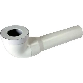 Afbeelding van Nicoll aansluitstuk pvc haaks 90mm 200ctw4440