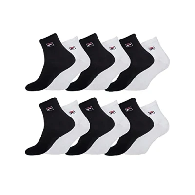 Afbeelding van FILA Sportsokken voor heren, verpakking van 12 stuks, meerkleurig (multicolore A1 Mc), 39 42 EU