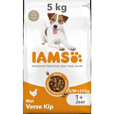 Afbeelding van Iams Dog Adult Small Medium Kip 5 kg