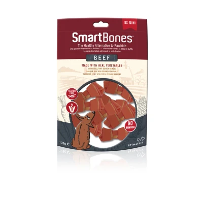 Afbeelding van Smartbones Beef Classic Bone Chews Rund Hondensnacks Mini