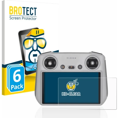 Afbeelding van BROTECT Screenprotector voor DJI RC Controller Folie Beschermfolie transparant (6 Stuks)