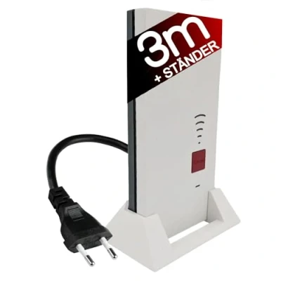 Afbeelding van TronicXL Repeater standaard met kabelverlenging 3m geschikt voor Fritz 2400 1160 1750e AVM Fritz! W LAN Houder stand (3 m Kabel + standaard)