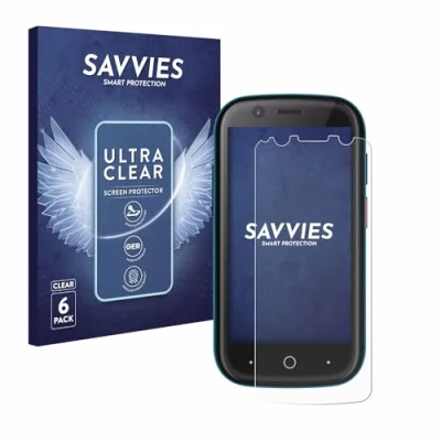 Afbeelding van Savvies Screenprotector voor Unihertz Jelly 2 Folie Beschermfolie transparant (6 Stuks)