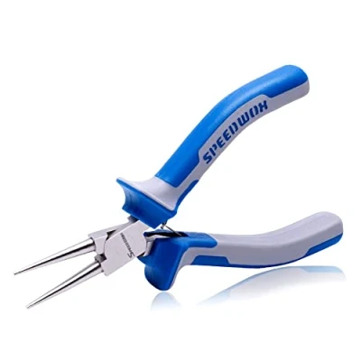 Afbeelding van SPEEDWOX 5 Inches Ronde Neus Tang Micro Draad Looping Mini Ultra Taps Kaak Precisie Tangen Functioneel Met Lente Fijne Craft Sieraden Maken Handgereedschap