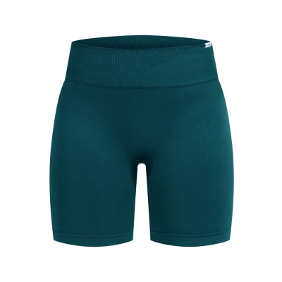Afbeelding van Smilodox Seamless Shorts Amaze PRO Blickdicht &amp; Invisible Scrunch Effekt Legging, Dames, Maat: XS, Dunkelgrün