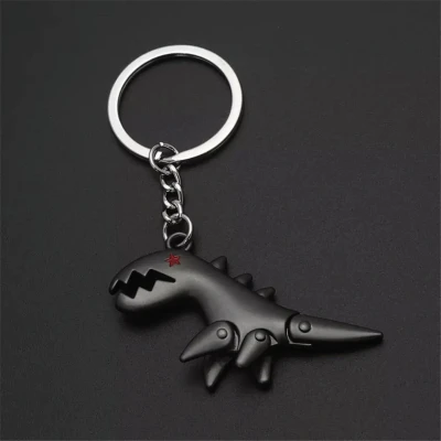 Afbeelding van Dinosaurus Sleutelhanger Dino Dinosauriër T rex Keychain verjaardag jongens cadeau