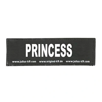 Afbeelding van Julius K9 Verwisselbare haak &amp; lus patches, Prinses, Large, Zwart