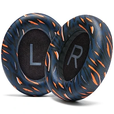 Afbeelding van WC Wicked Cushions Verbeterde vervangende oorkussens voor Bose 700 Noise Cancelling Headphones (NC700) Zachter PU leer, luxe traagschuim, extra dikte, duurzame Navy Tiger