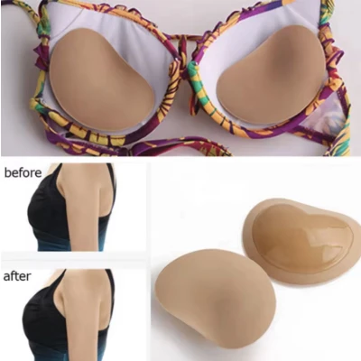 Afbeelding van CHPN Push Up Pads Waterproof BH Vulling Beige One size Beha Waterbestendige Geschikt voor Badpak Bikini Sportbeha