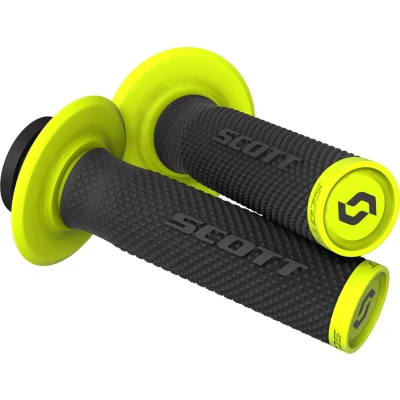 Afbeelding van Scott SXII Lock on Handvaten Zwart / Geel