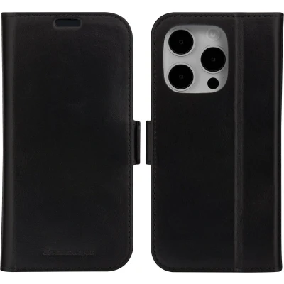 Afbeelding van DBramante1928 Copenhagen Slim Apple iPhone 15 Pro Book Case Leer Zwart