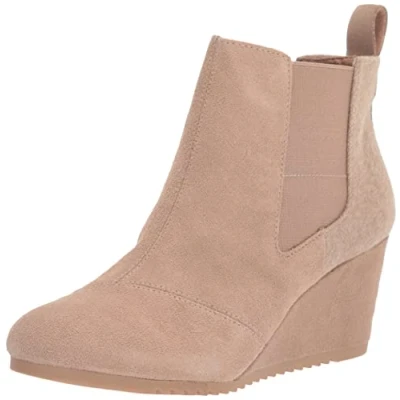 Afbeelding van TOMS dames bailey enkellaars, Warm taupe, 42.5 EU