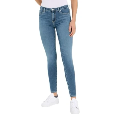 Afbeelding van Tommy Hilfiger FLEX COMO Jeans Skinny Fit, Dames, Maat: 25x32, Blue denim