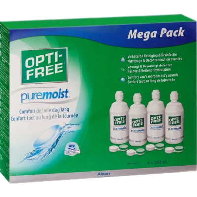 Afbeelding van OPTI FREE® PureMoist® Megapack lenzenvloeistof 4x 300ml