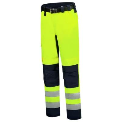 Afbeelding van Tricorp 503011 Veiligheidsveiligheidsveiligheidsveiligheidsveiligheidsveiligheids; tweekleurig; werkbroek; 80% polyester/20% katoen, 100% nylon (500D) Cordura, 280 g/m²; fluorgele tint; maat 43