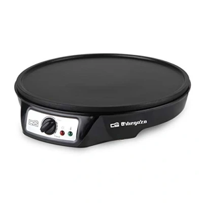 Afbeelding van Orbegozo cm 2360 Elektrische crêpes maker met antiaanbaklaag, 30 diameter, instelbare temperatuur, 1000 W vermogen