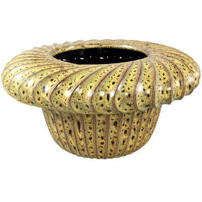 Afbeelding van PTMD Bloempot Sindi 35x35x19 cm Keramiek Geel