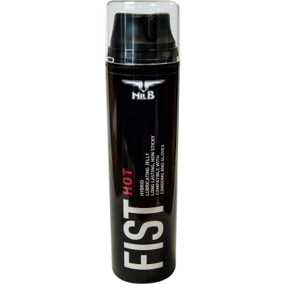 Afbeelding van Mister B. Fist Hot glijcrème op siliconenbasis met warmte effect in praktische pompdispenser 200 ml / 6,76 fl. oz