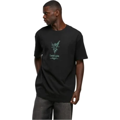 Afbeelding van Upscale by Mister Tee Lucid Lights Heavy Tshirt print, Heren, Maat: Medium, Black
