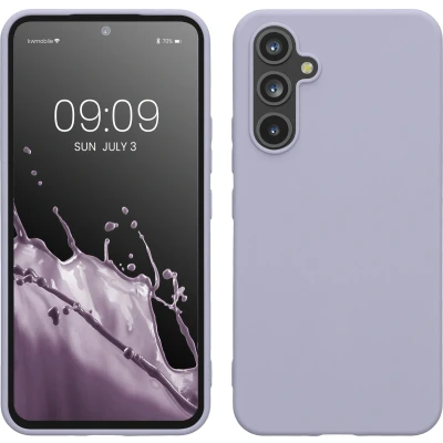 Afbeelding van kwmobile telefoonhoesje geschikt voor Samsung Galaxy A54 5G Hoesje smartphone Back cover in pastel lavendel